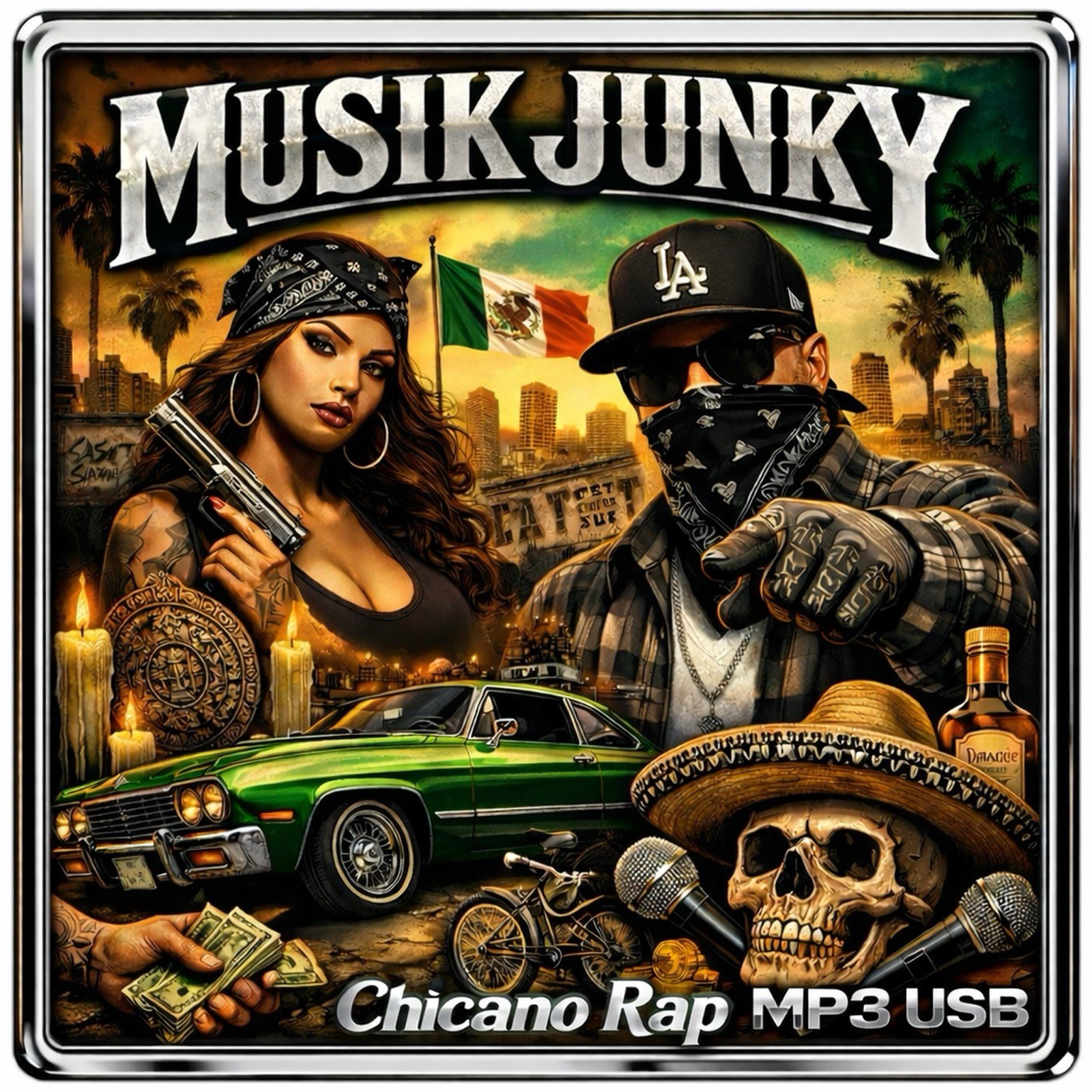 64gb USB With Over 1000 Chicano Rap Songs In Mp3 Format