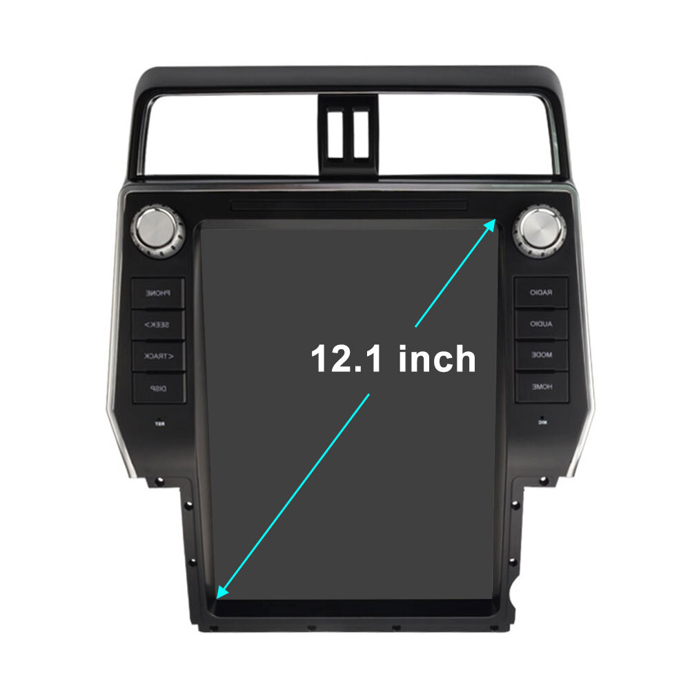 12.1″ Tesla Style Android 14.0 Car Radio For Toyota Land Cruiser Prado 150 2018-