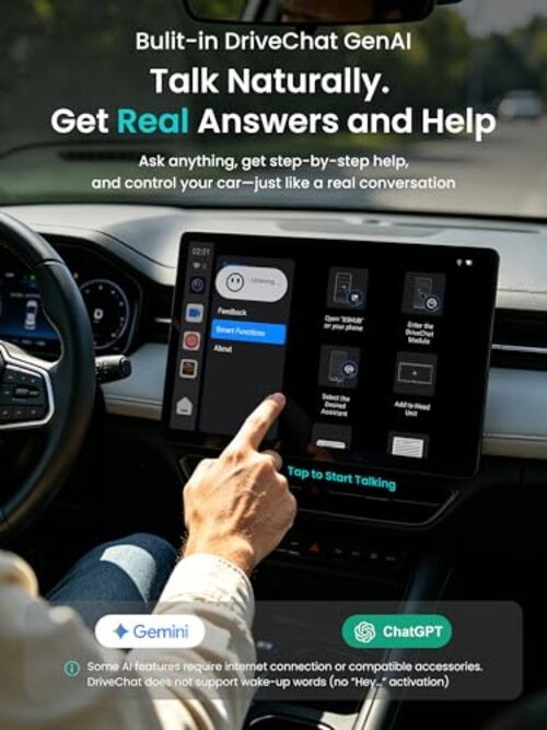 Magic AI Box, Wireless CarPlay/Android Auto Adapter, Car Video Jet Black Finish