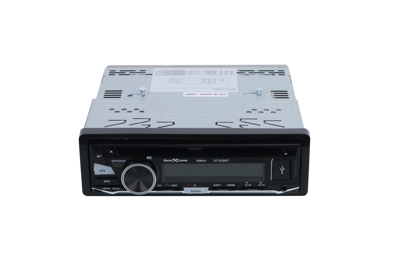 SoundXtreme ST-930BT Single-DIN CD Car Stereo Bluetooth, USB SD & Aux Input C…