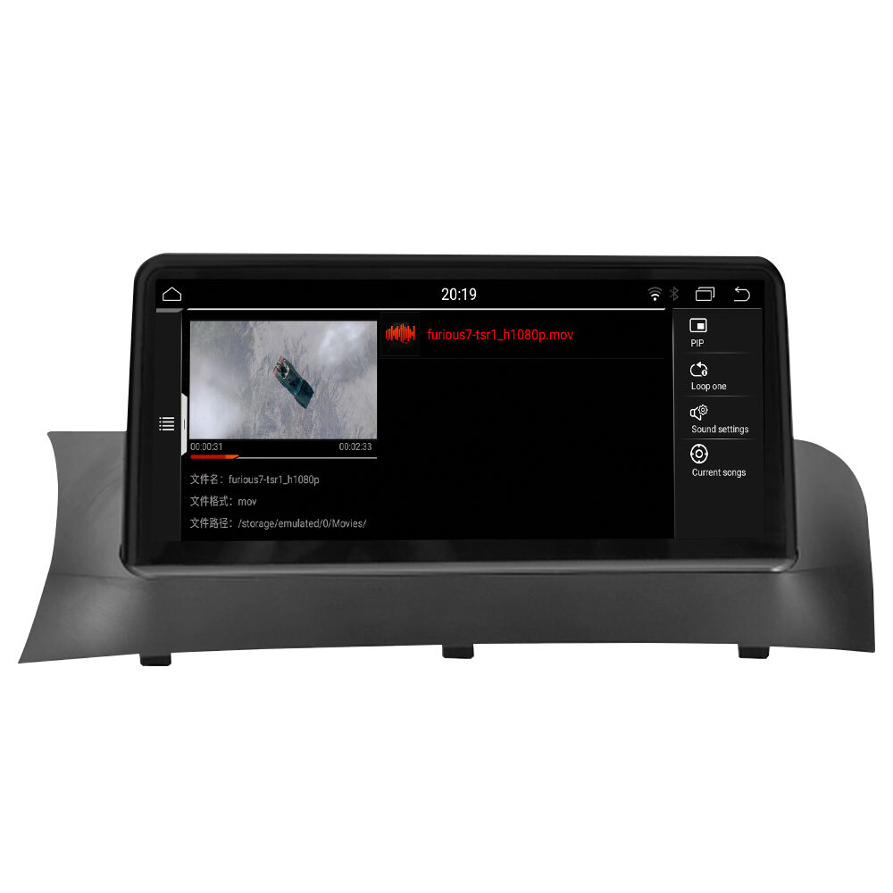 10.25Inch Android Car Multimedia Player For BMW X3 X4 Series F25 F26 2011-2012