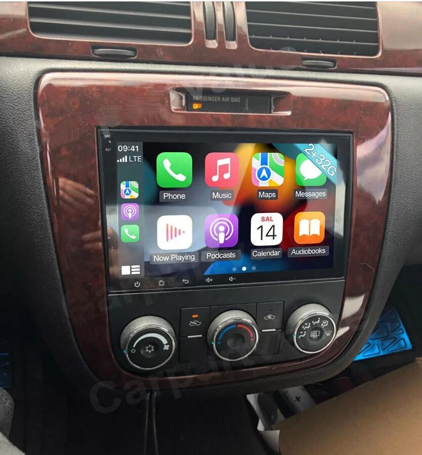 For 2006-2013 Chevrolet Impala WiFi Apple Carplay Radio Android 13.0 RDS GPS Nav