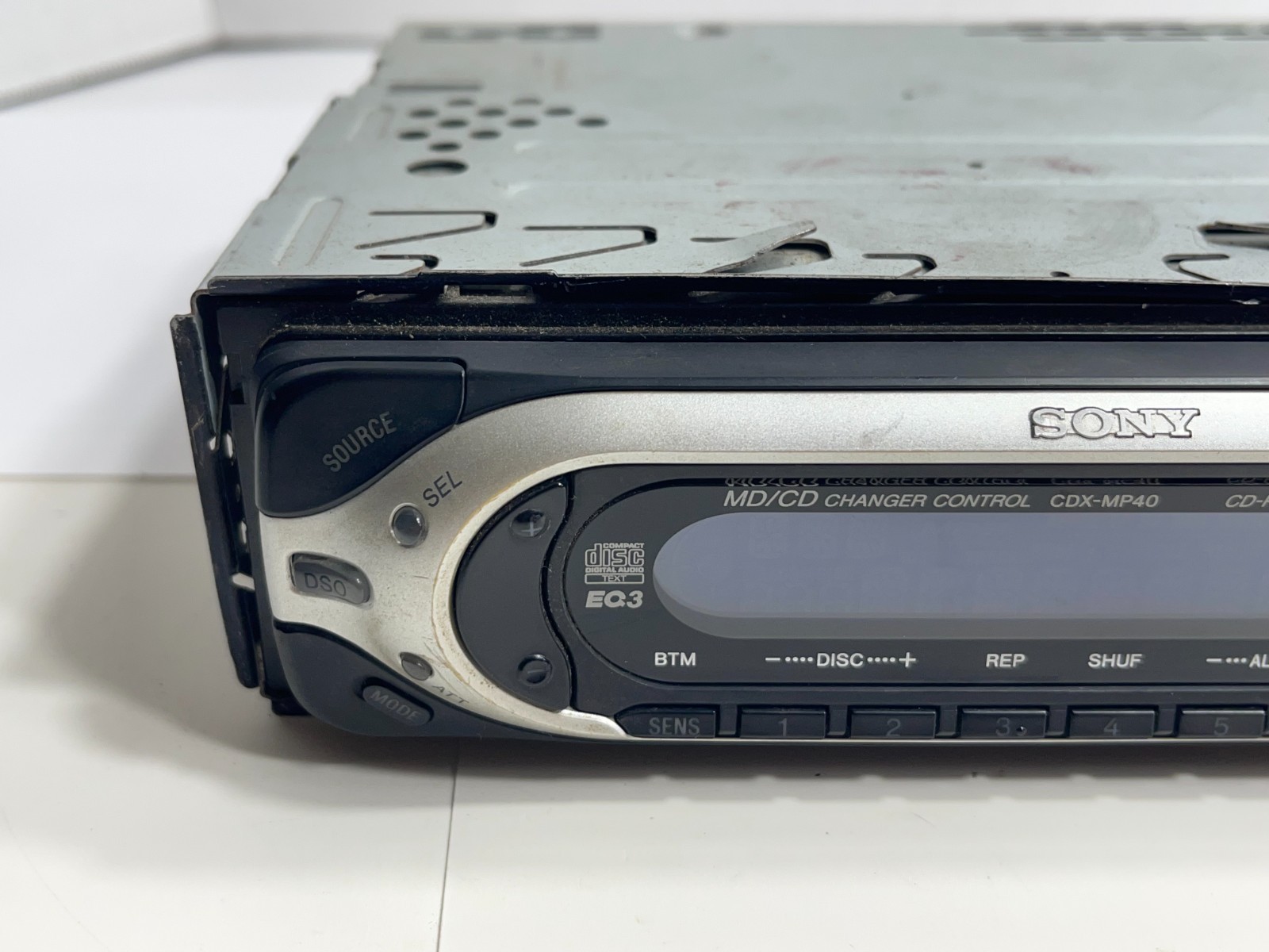 Sony CDX-MP40 Radio (Parts & Repair Radio) Untested (Came From A Parts Car)
