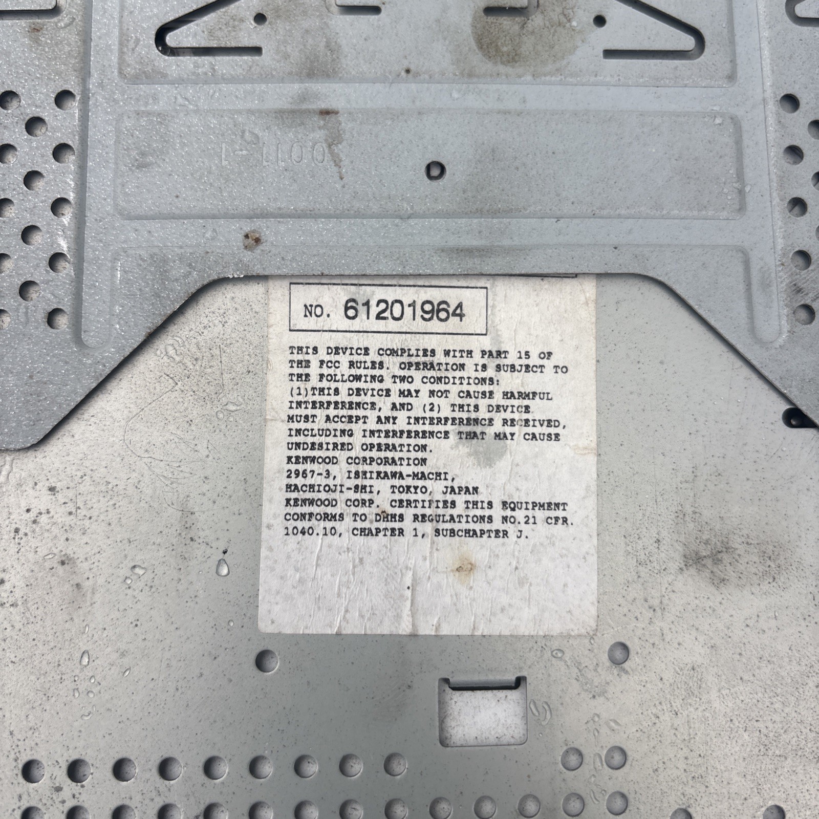 Kenwood KDC-MP338 Car CD Receiver —NOT TESTED—