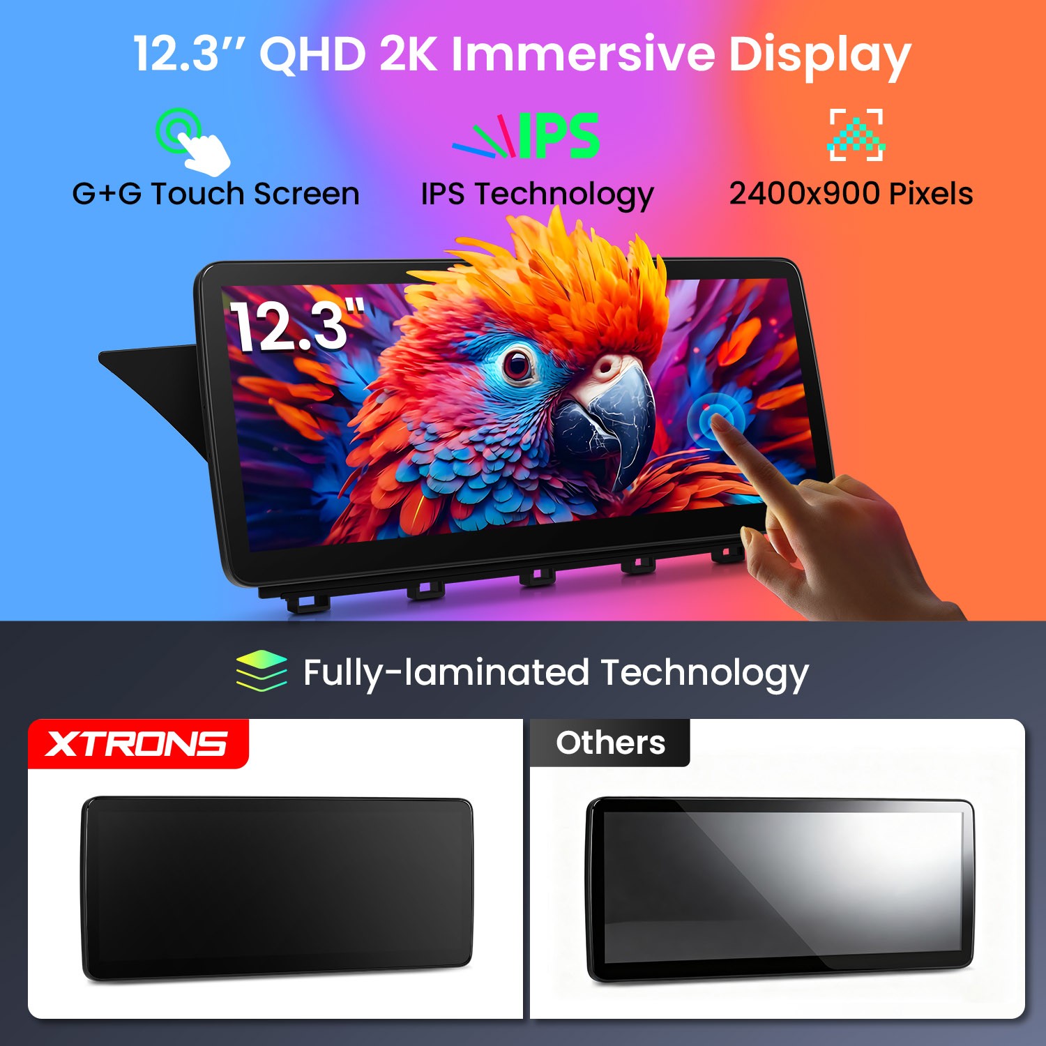 Qualcomm 662 Android 14 for Mercedes GLK X204 12.3″ 2K Screen 8GB 128GB 4G Wi-Fi