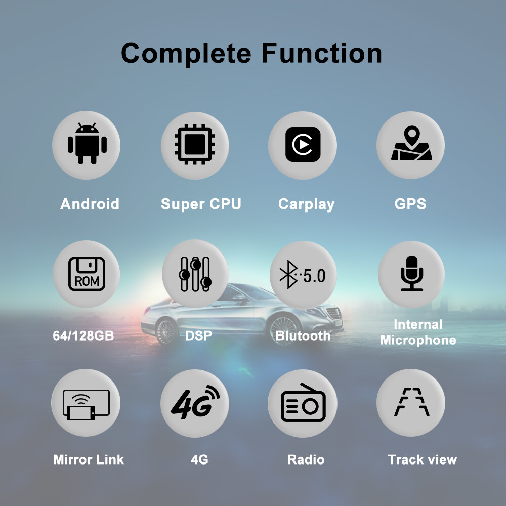 Android 12.0 Car Stereo for Chevrolet Camaro 2017-2021 Carplay WiFi GPS BT Music