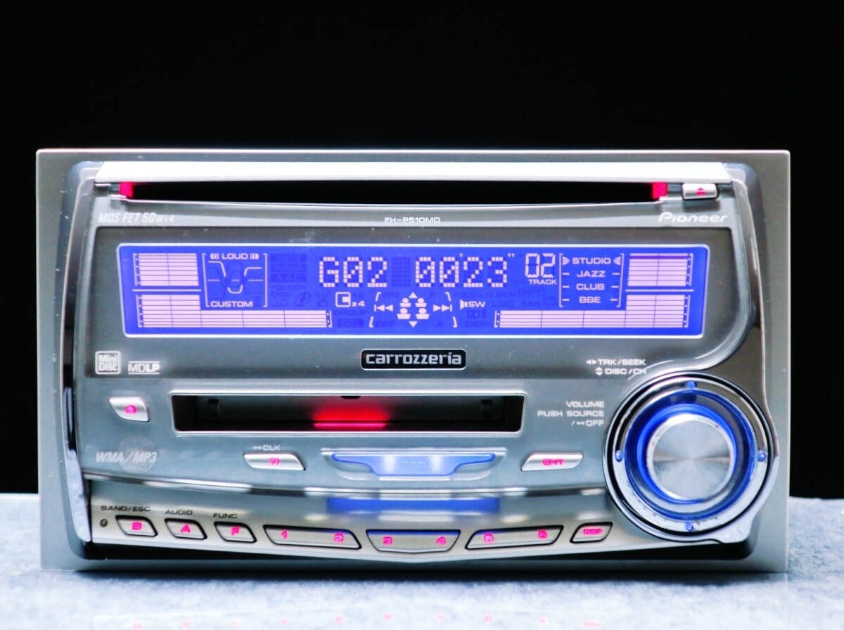 Pioneer Carrozzeria FH-P510MD Mini Disc 2DIN MD Player Car Stereo