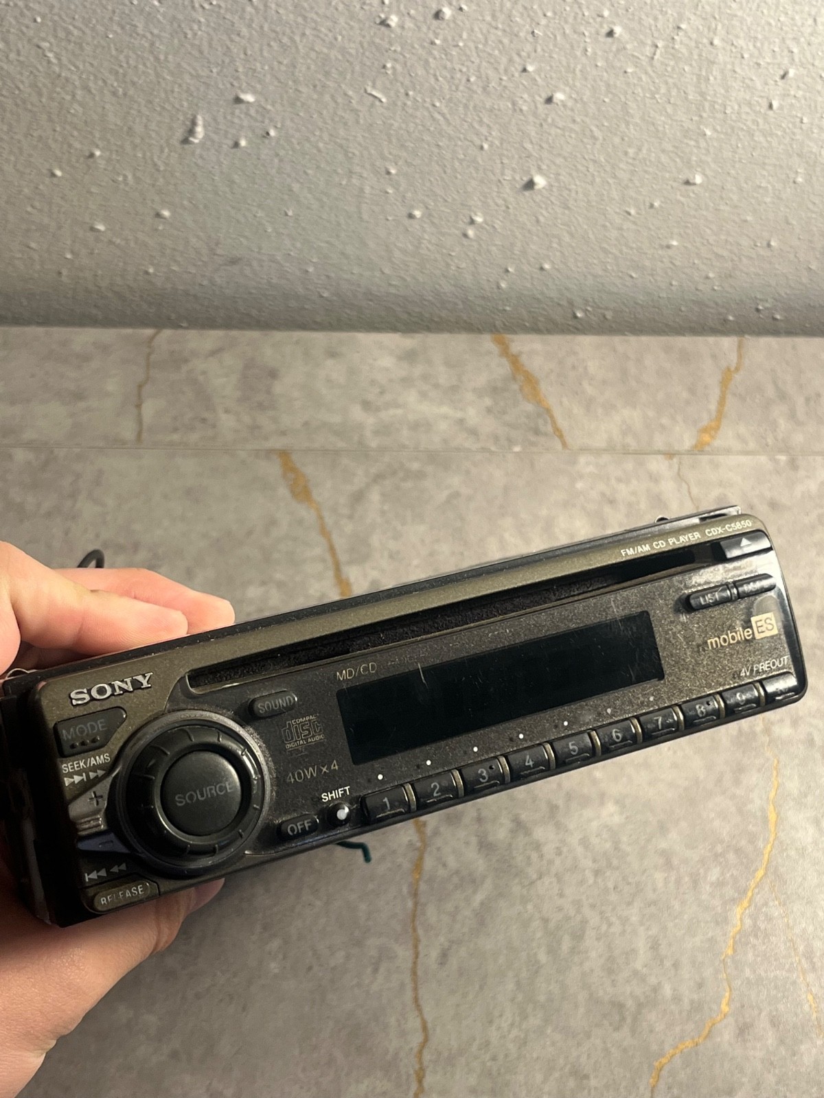 SONY CDX-C5850 Car Stereo FM/AM & CD Palyer – Mobile ES WORKS READ