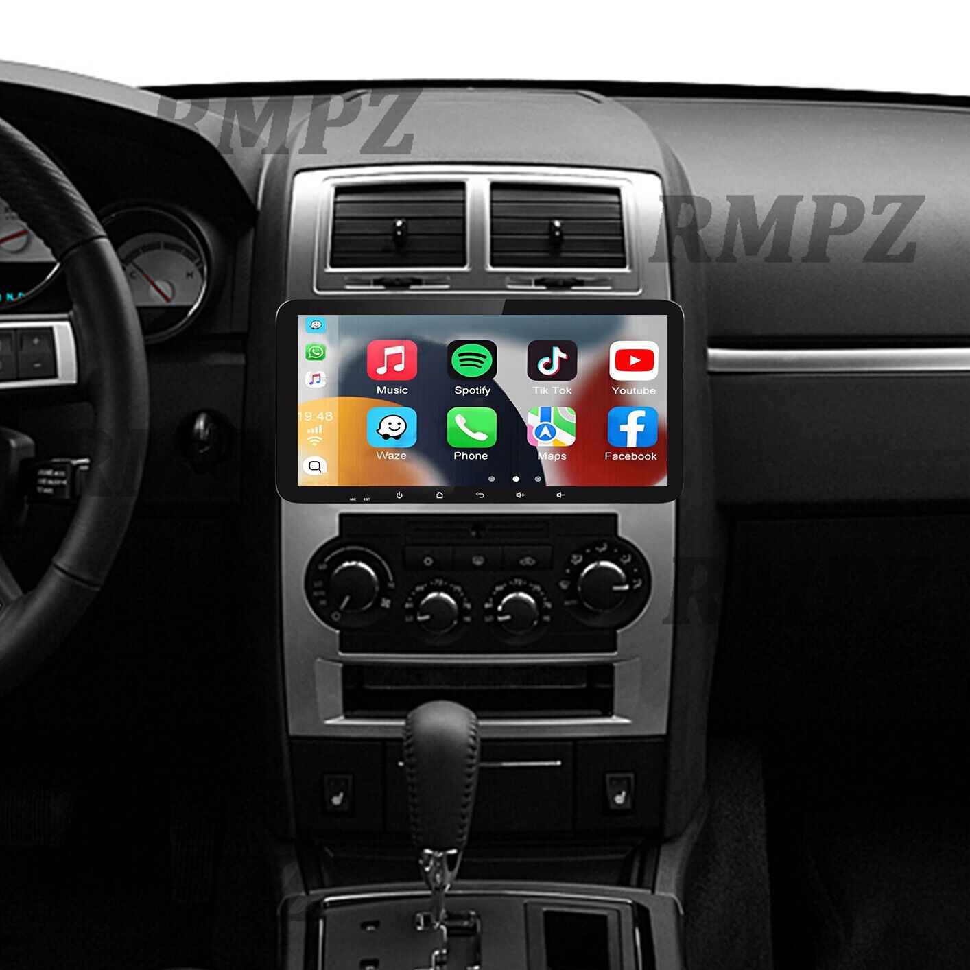 For Dodge Charger 2008 2009 2010 Android 15 Carplay Radio 2+64GB Stereo GPS WIFI