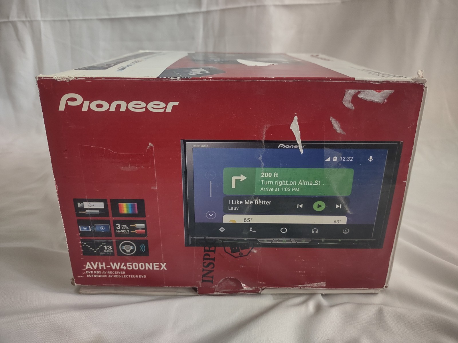 Pioneer AVH-W4500NEX Wireless Apple CarPlay & Android Auto DVD CD HDMI 6.94″ HD
