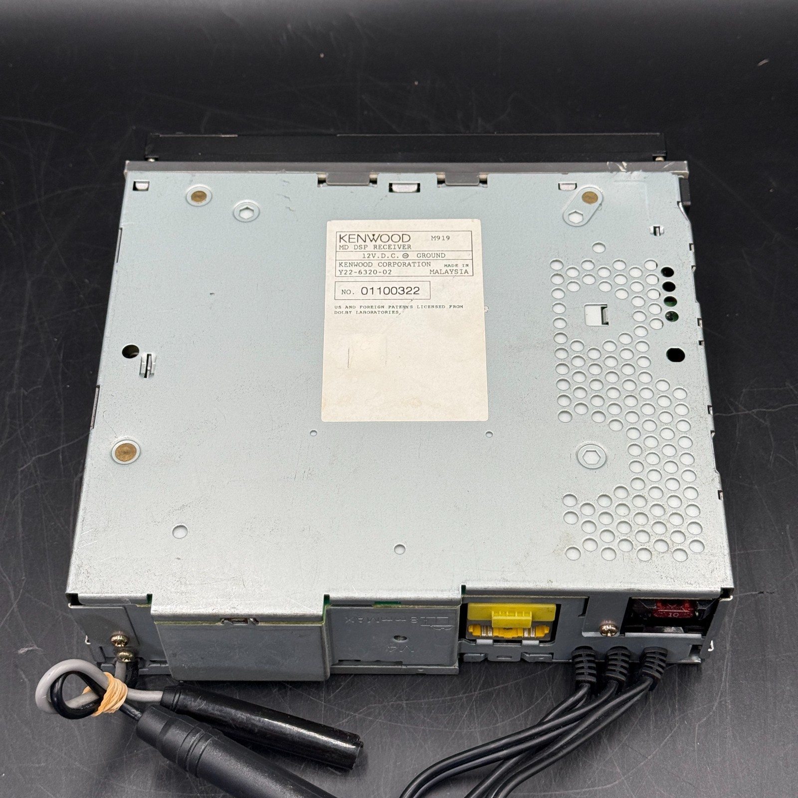 KENWOOD M919 1DIN Car Audio MD Player JDM DSP Spectrum Analyzer Tested In Stock