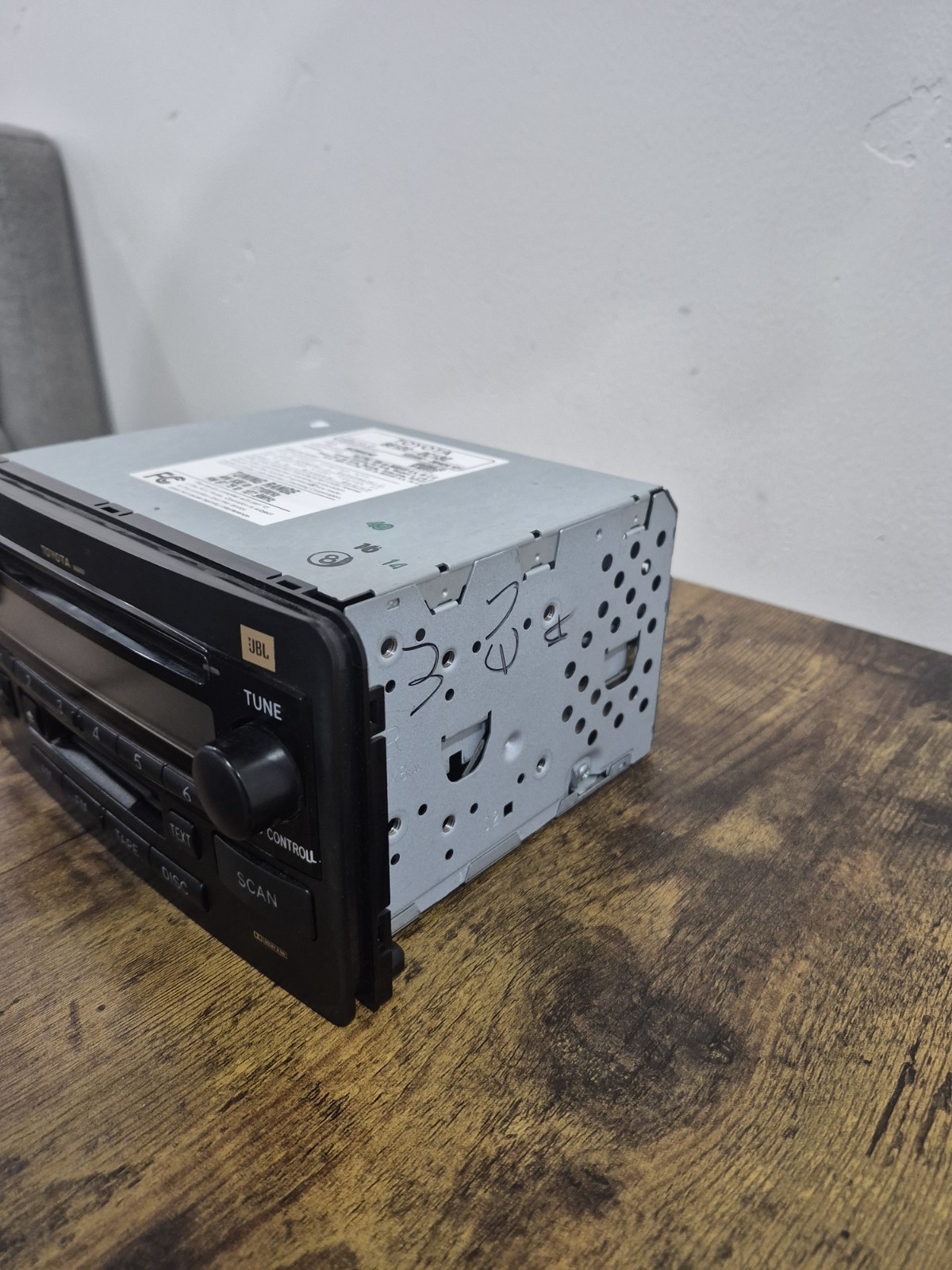 Toyota JBL Radio Cassette CD Player 86120-0C130 Logic Control Deck OEM Black