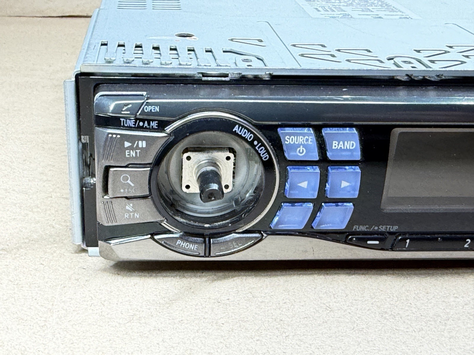 Alpine Car Radio CD MP3 WMA AAC HD Sat Ai-NET Ready CDA-9883 *Missing Knob*