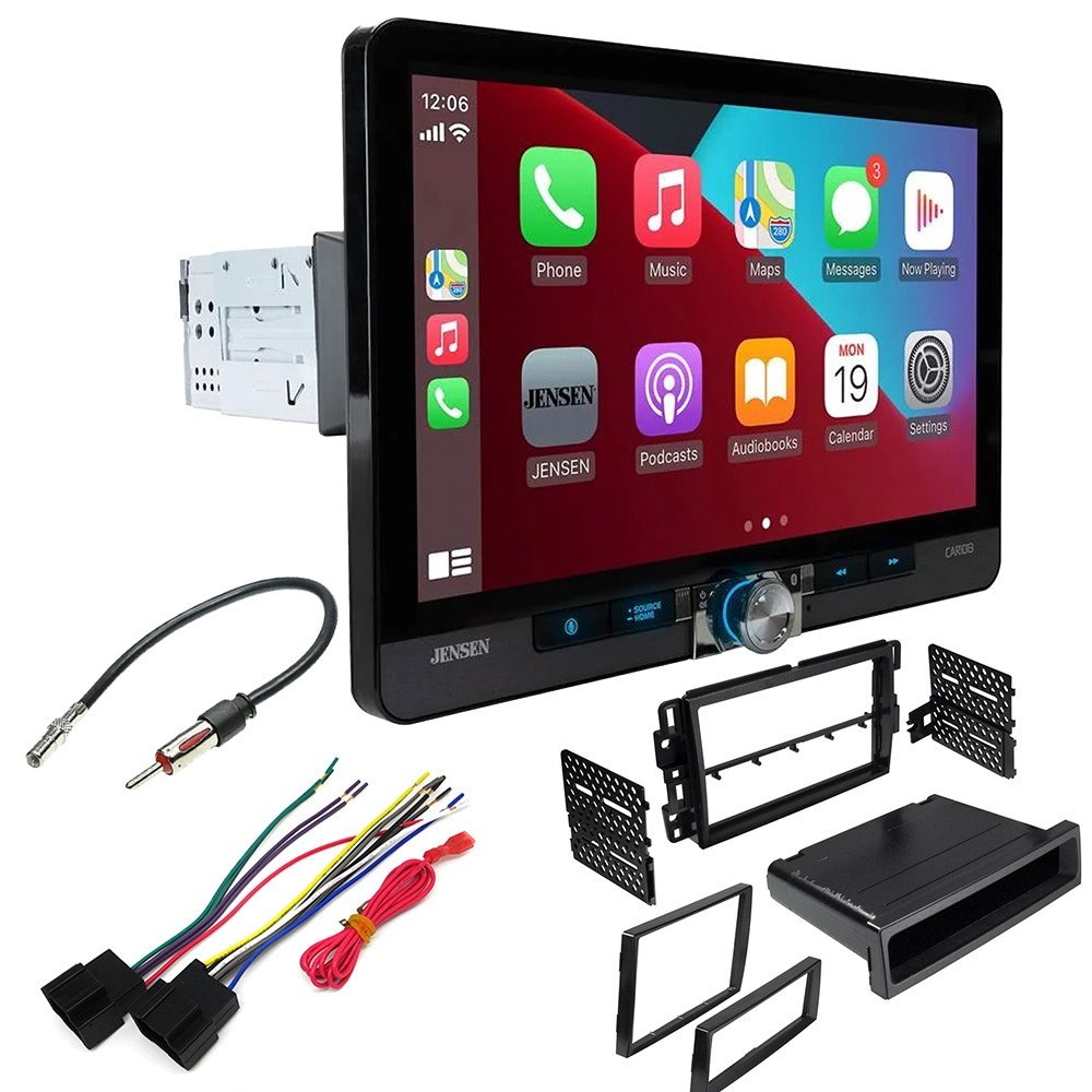 Jensen CAR1013 10″ Screen Apple Carplay AM/FM For 2007-2013 Chevy Silverado