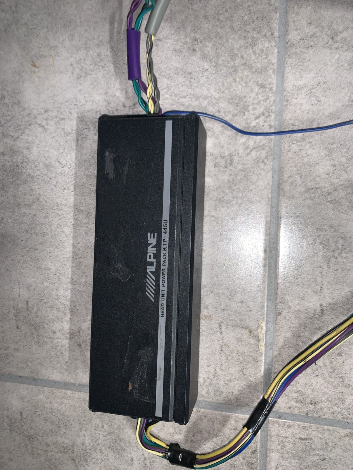 Alpine KTP-445U Power Pack: Compact 4-channel amplifier-45 watts RMS X 4