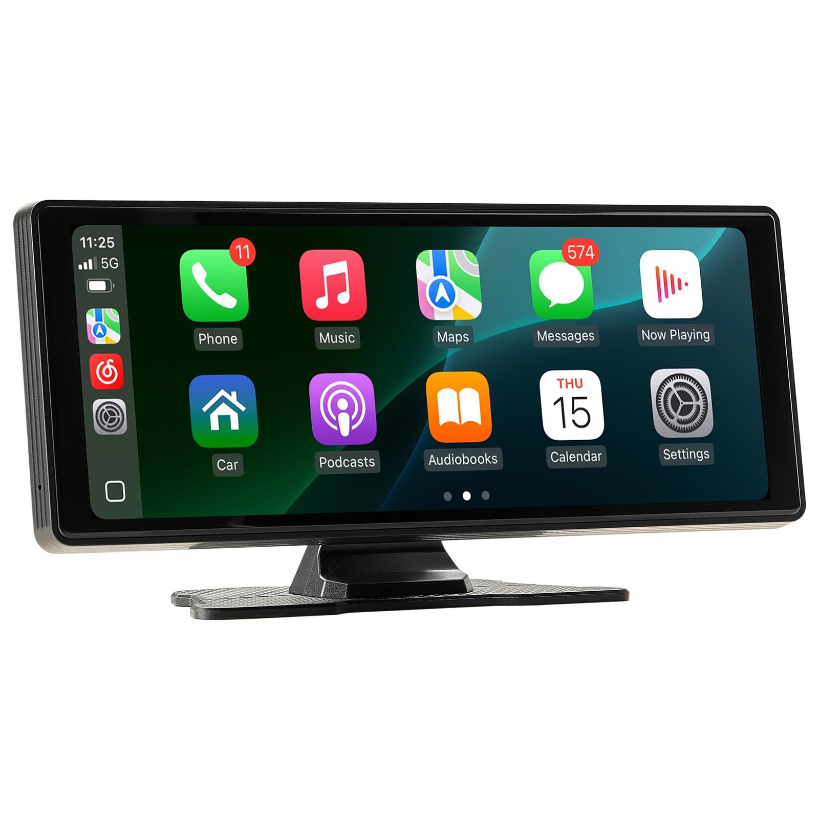 VEVOR 10″ portable Carplay Car Stereo Radio Touch Screen WIFI GPS Voice Contorl