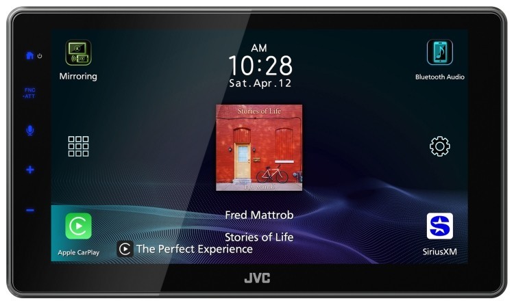 JVC KW-Z900W 9″ HD Floating Screen Digital Media Receiver Apple CarPlay