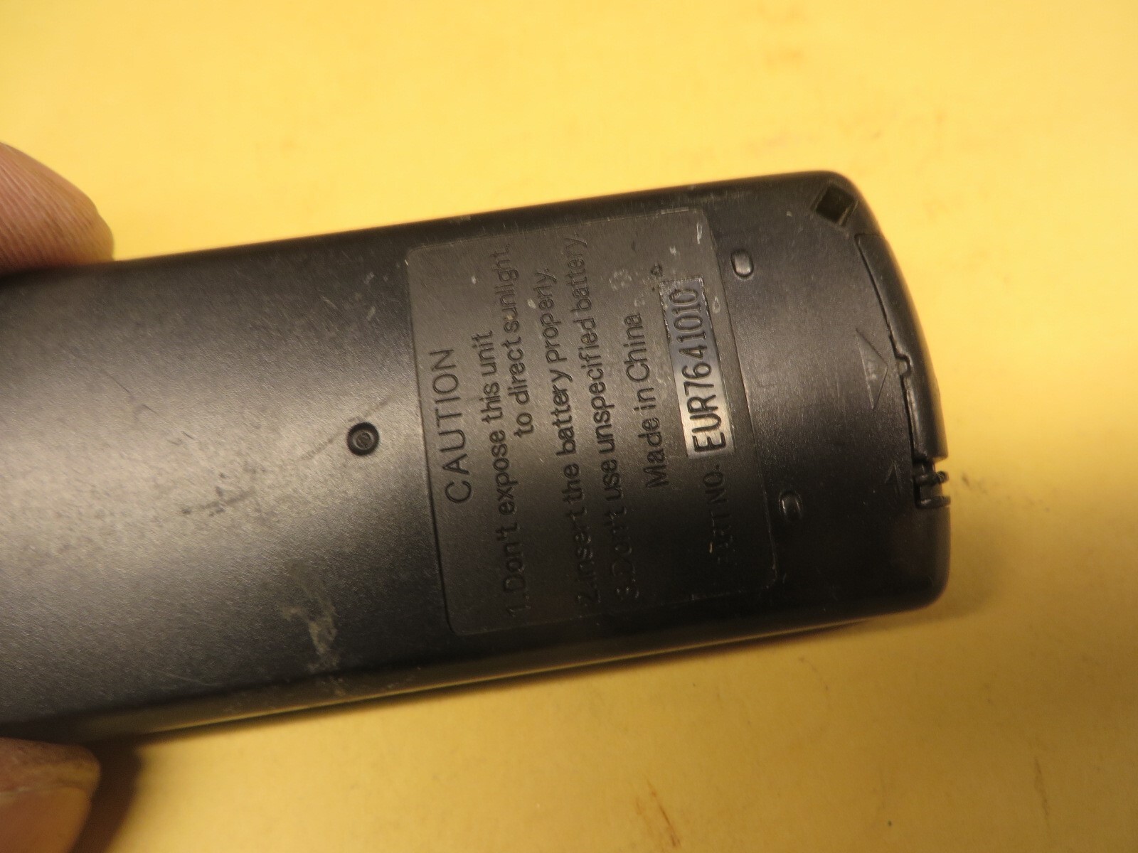 PANASONIC RADIO CD AUDIO REMOTE CONTROL # EUR7641010
