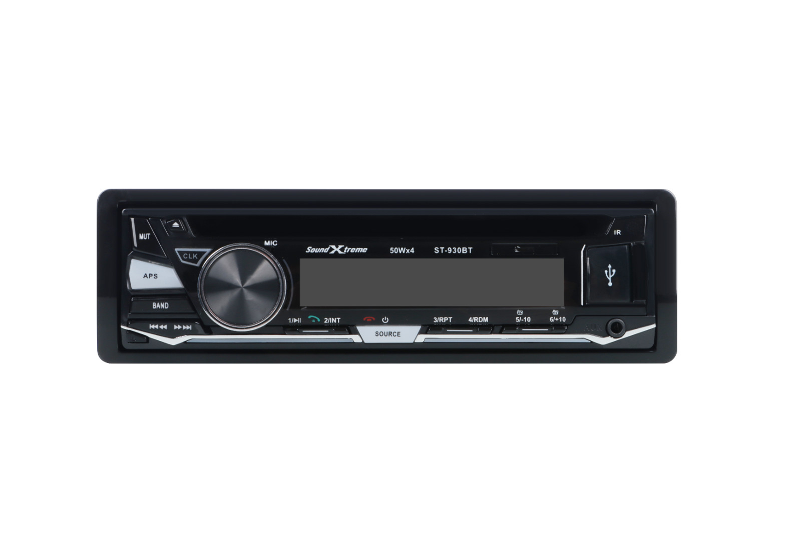 SoundXtreme Single DIN Bluetooth AM FM USB AUX SD CD Player Car Radio Receiver