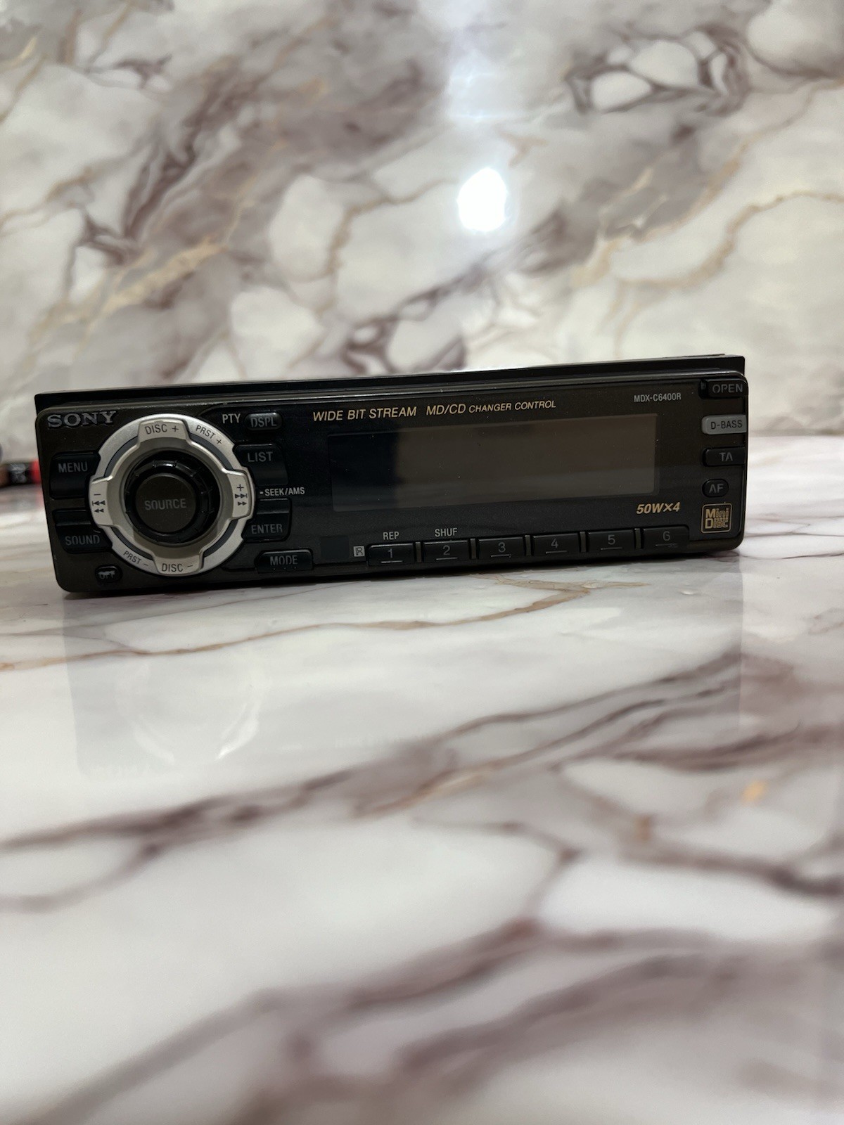 Vintage Sony MDX-C6400R MD Mini Disc Player Car stereo Radio ** READ PLEASE **