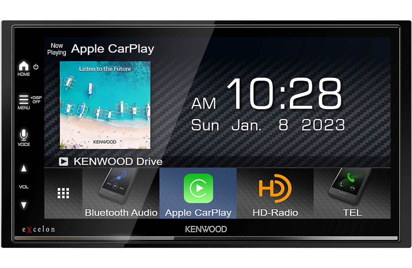 KENWOOD DMX809S 6.95″ AM FM BT HDMI Car Stereo | Plus CMOS-320LP Backup Camera