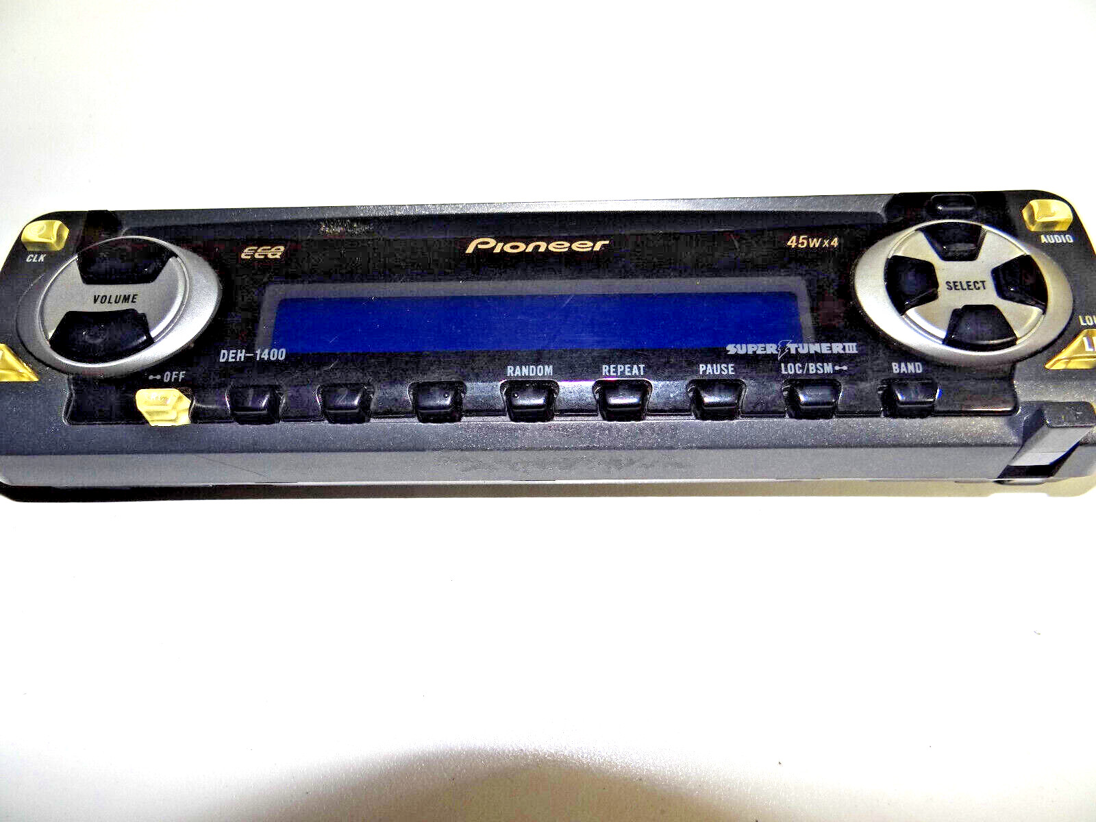 Pioneer Super Tuner III Car Detachable Face Plate DEH-1400 (NOT TESTED)