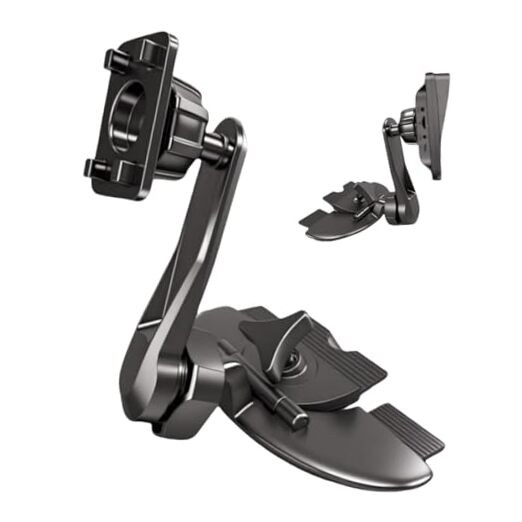 Extended Arm CD Slot Mount for CarPlay Screen Adjustable 360° Rotating