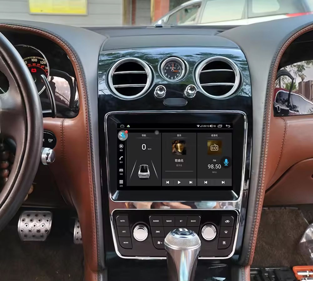 9″ Stereo CarPlay 4+64GB For 05-12 Bentley Flying Spur Continental GT Car Radio