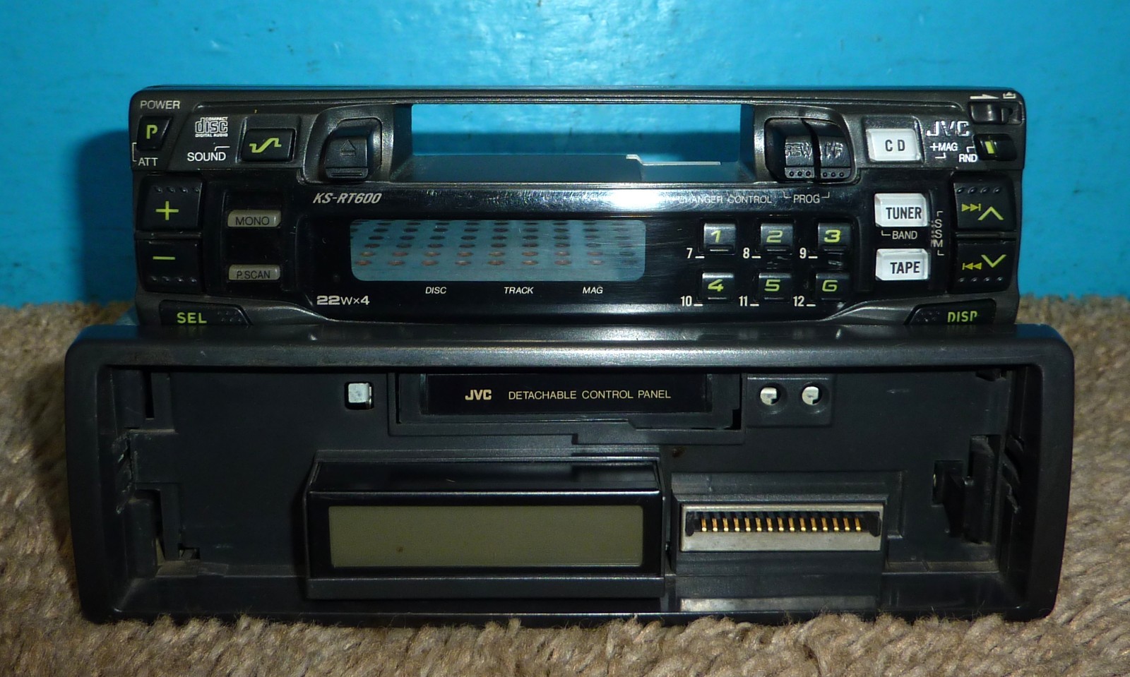 JVC KS-RT600 Multi-Changer Control Stereo Cassette Receiver w/ Manual