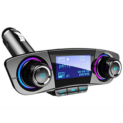 LED Screen Aux Modulator Bluetooth 4.0 Handsfree Car Kit Audio Radio MP3 Player