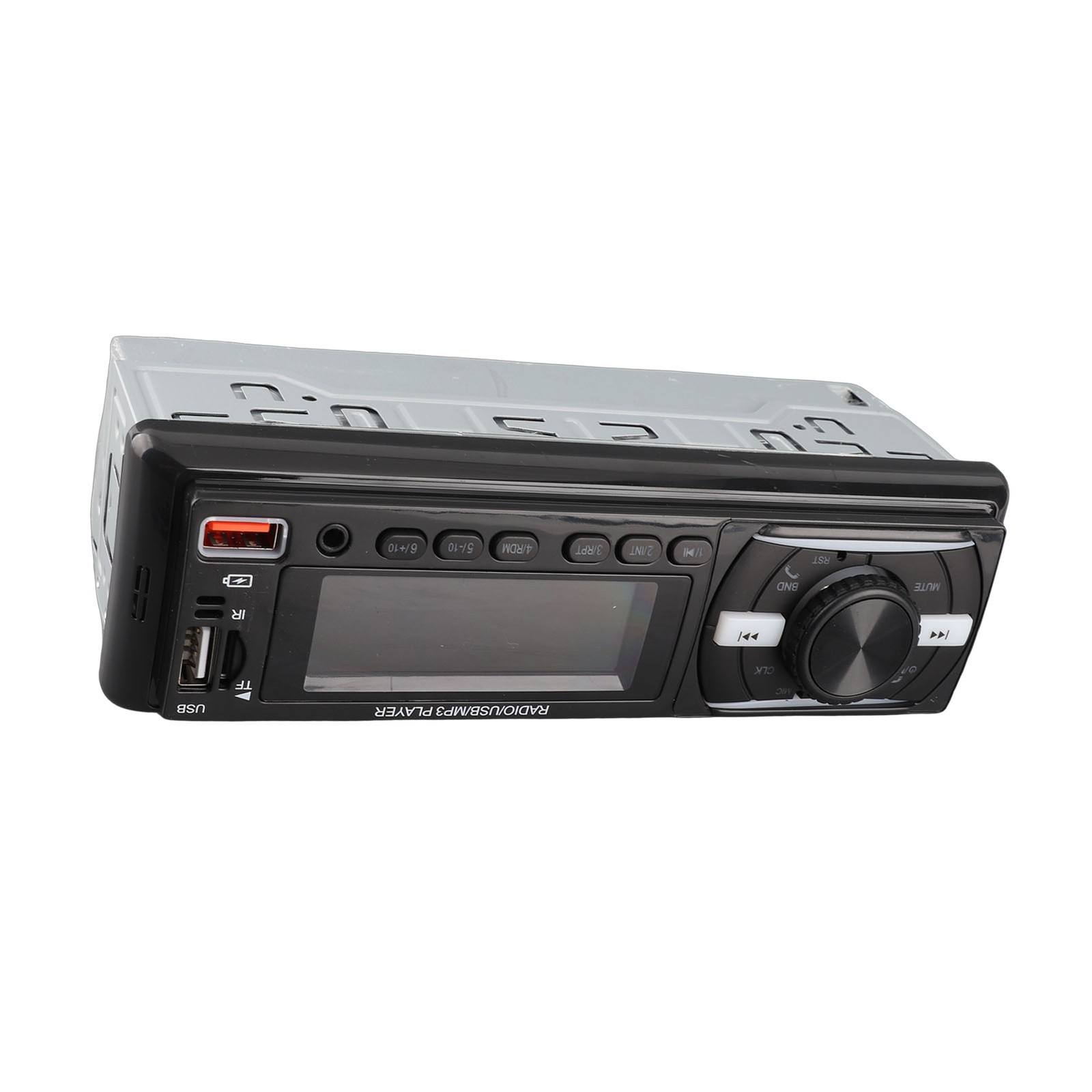 Single DIN Car Radio LCD Display Car Audio Player 60Wx4 High Power For Travel