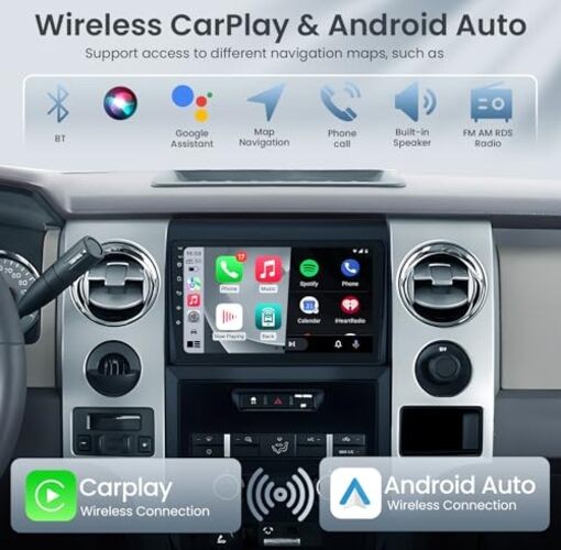 8 Core 4+32G Car Radio for Ford F150 2009-2014: Upgrade 9 Inch 4G RAM 32G ROM