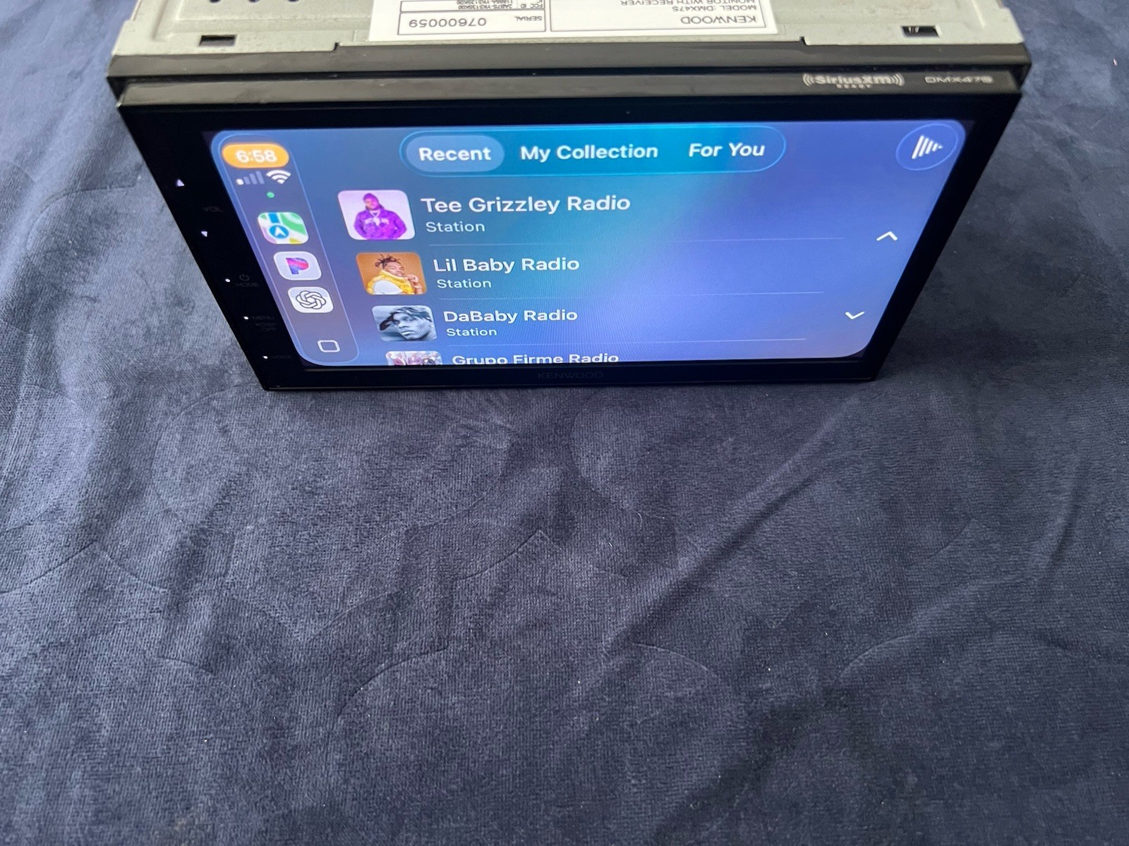 ⭐️Pre-Owned,TESTED⭐️ Kenwood APPLE CARPLAY|BT|USB|AM/FM-(DMX47S