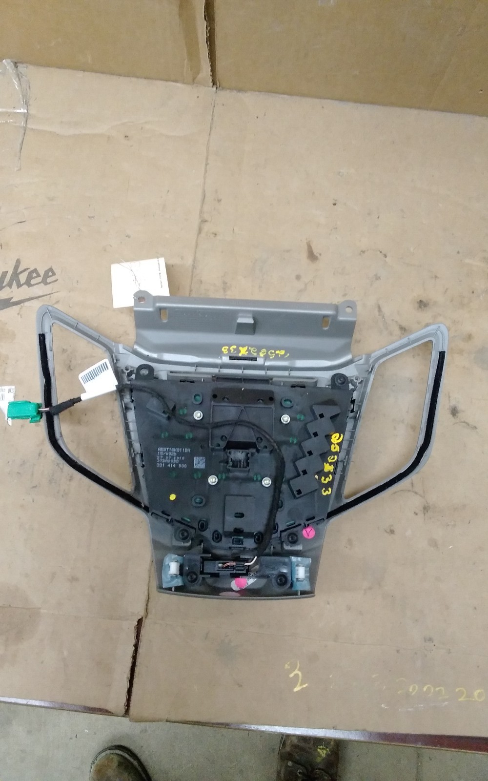 2011 FORD FIESTA SE 1.6 BLACK DASH MOUNTED RADIO CONTROL PANEL AE8T18K811BA