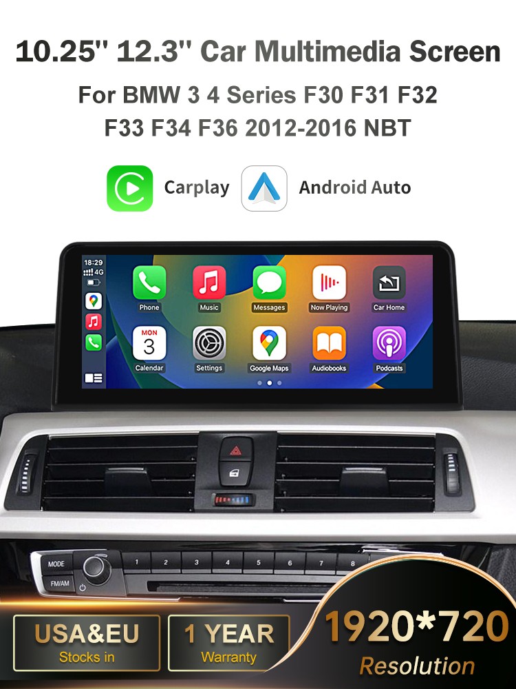CarPlay Linux Touch Screen For BMW 3 4 Serie F30 F31 F32 F33 F34 F36 2012-2016