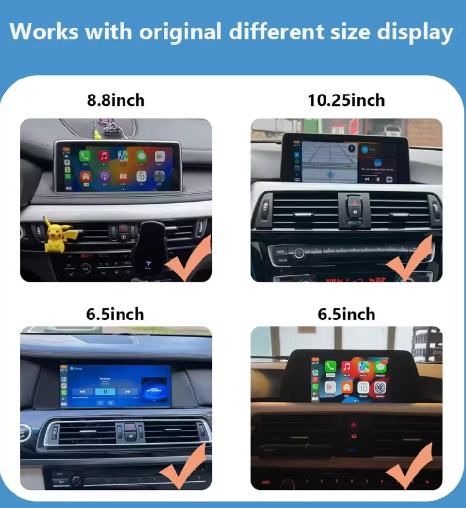 Wireless CarPlay/Android Auto Module For BMW 1 2 3 4 5 Series X1 X3 X4 X5F20 NBT