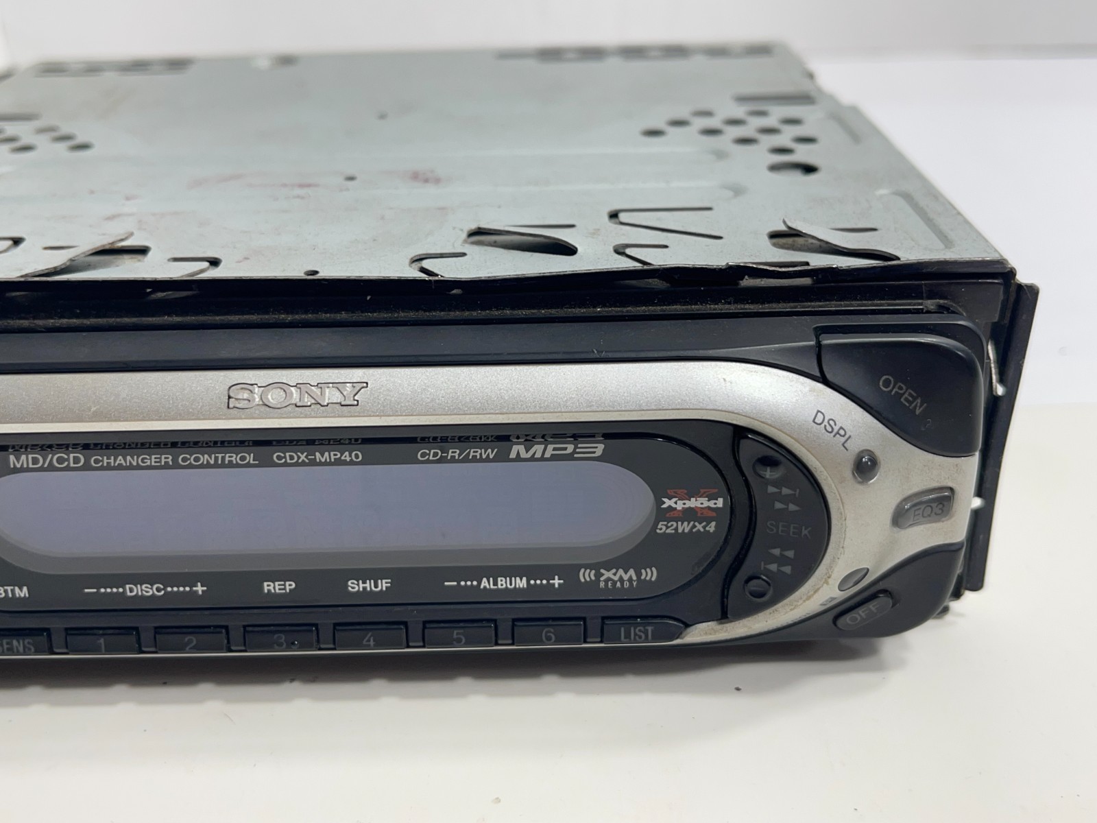 Sony CDX-MP40 Radio (Parts & Repair Radio) Untested (Came From A Parts Car)