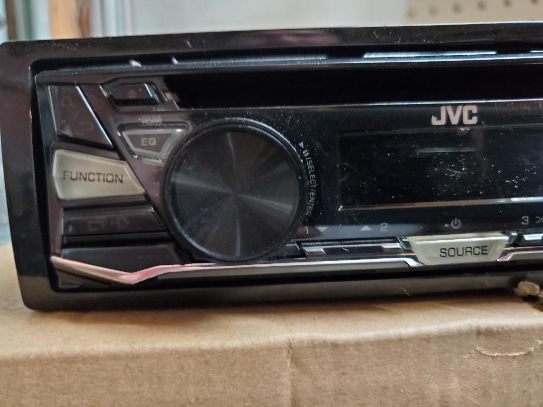 JVC KD-R370 1-DIN CD AM/FM Front AUX Car Stereo Receiver