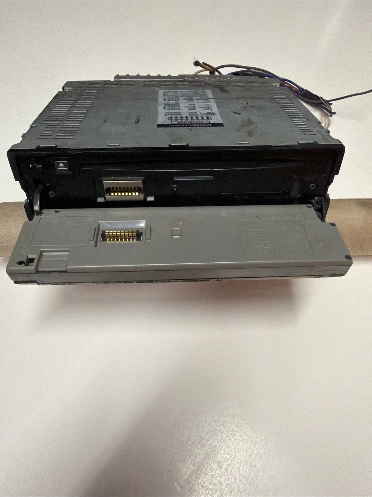 Alpine CDE-9852 Single DIN CD Player Car Stereo Head Unit Untested Parts