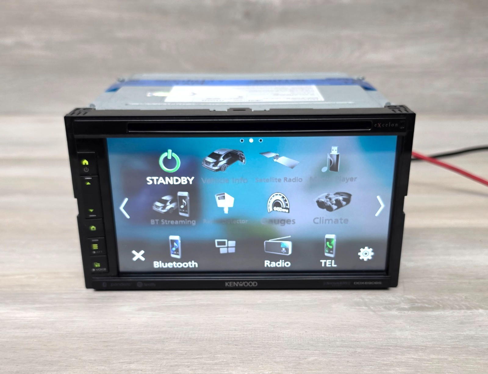 KENWOOD EXCELON DDX6906S DOUBLE DIN TOUCHSCREEN DVD BLUETOOTH HEAD UNIT FM RADIO