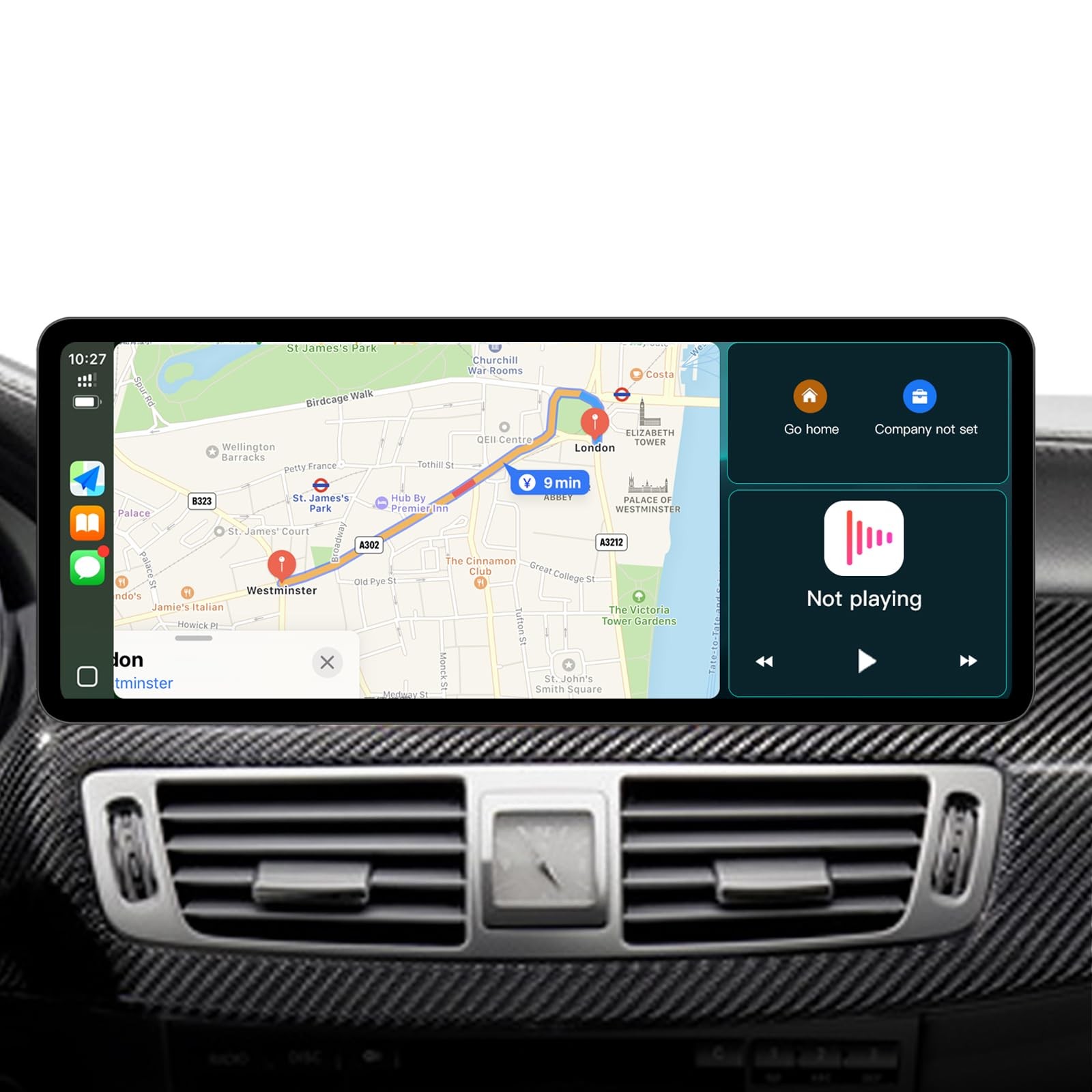 12.3″ Car Stereo for Mercedes Benz GLK X204 2008-2012 Carplay Android Auto