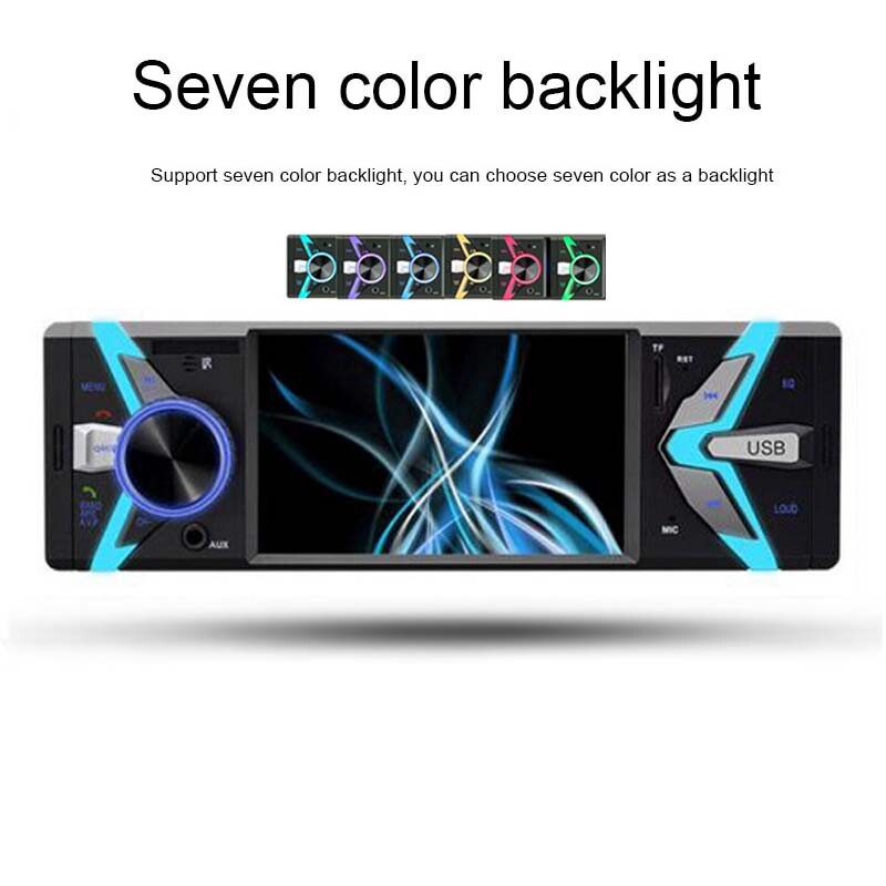 1 Din 4″ In-Dash USB/TFAU7X Car Stereo Radio Touch Screen Bluetooth Audio