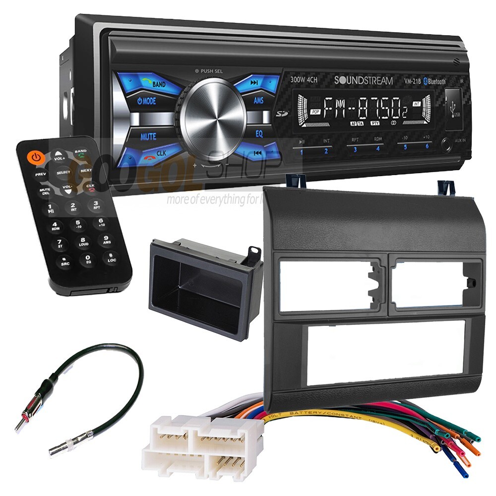 Single DIN Radio USB/MP3/AM/FM CAR Stereo Dash kit for 1988-1994 GM CK 1500, GY