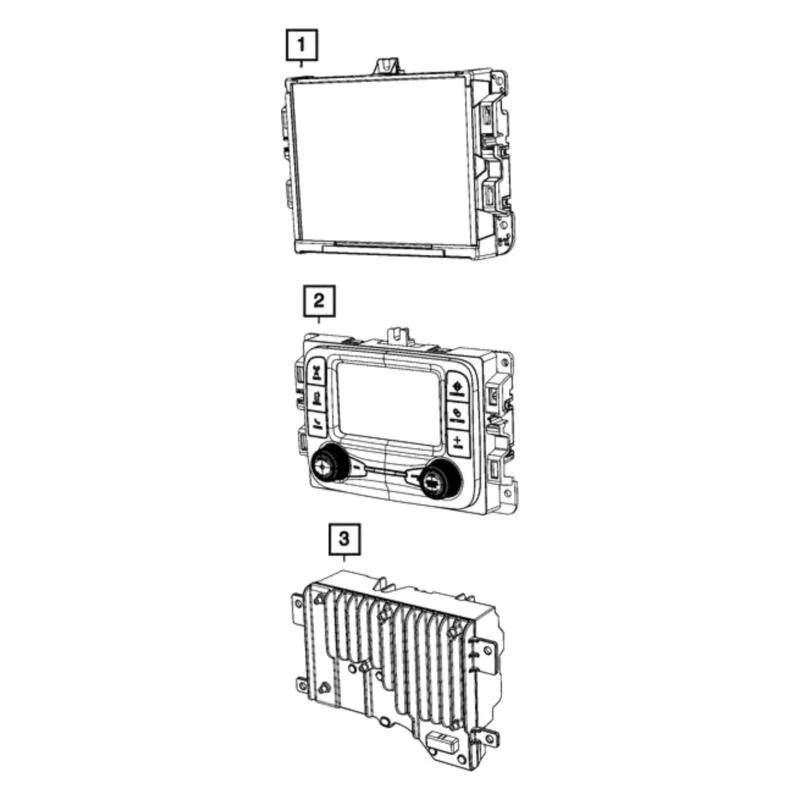 Mopar 68428588AD Multi Media Radio