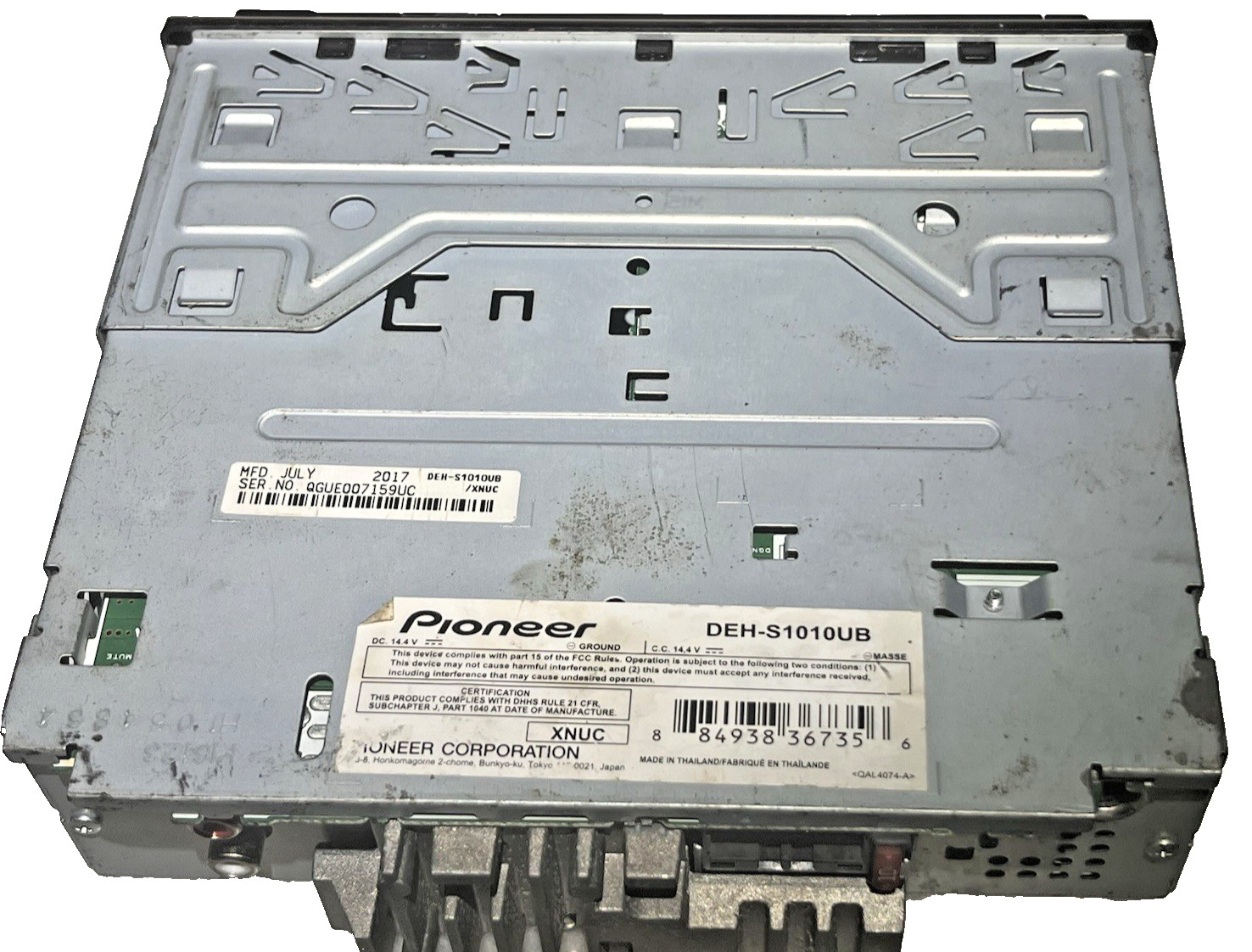 Pioneer DEH-S1010UB CD Player Car Stereo AM FM Radio MP3 USB Aux