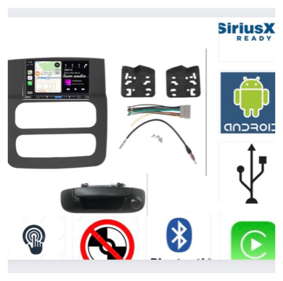 For 2002-2005 DODGE RAM 15002500 3500 Stereo Bluetooth Radio Touchscreen W Came