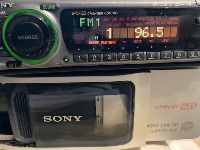 Vintage High Spec SONY XR-C7200 Japan-made w/ Remote Ctl + Box/Cassette Receiver