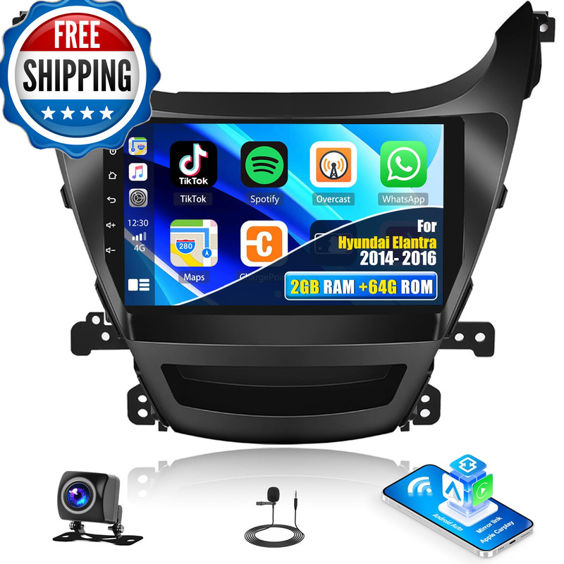 Sixtop Hifi Audio 264G Android Car Stereo For Hyundai Elantra 2014-2016