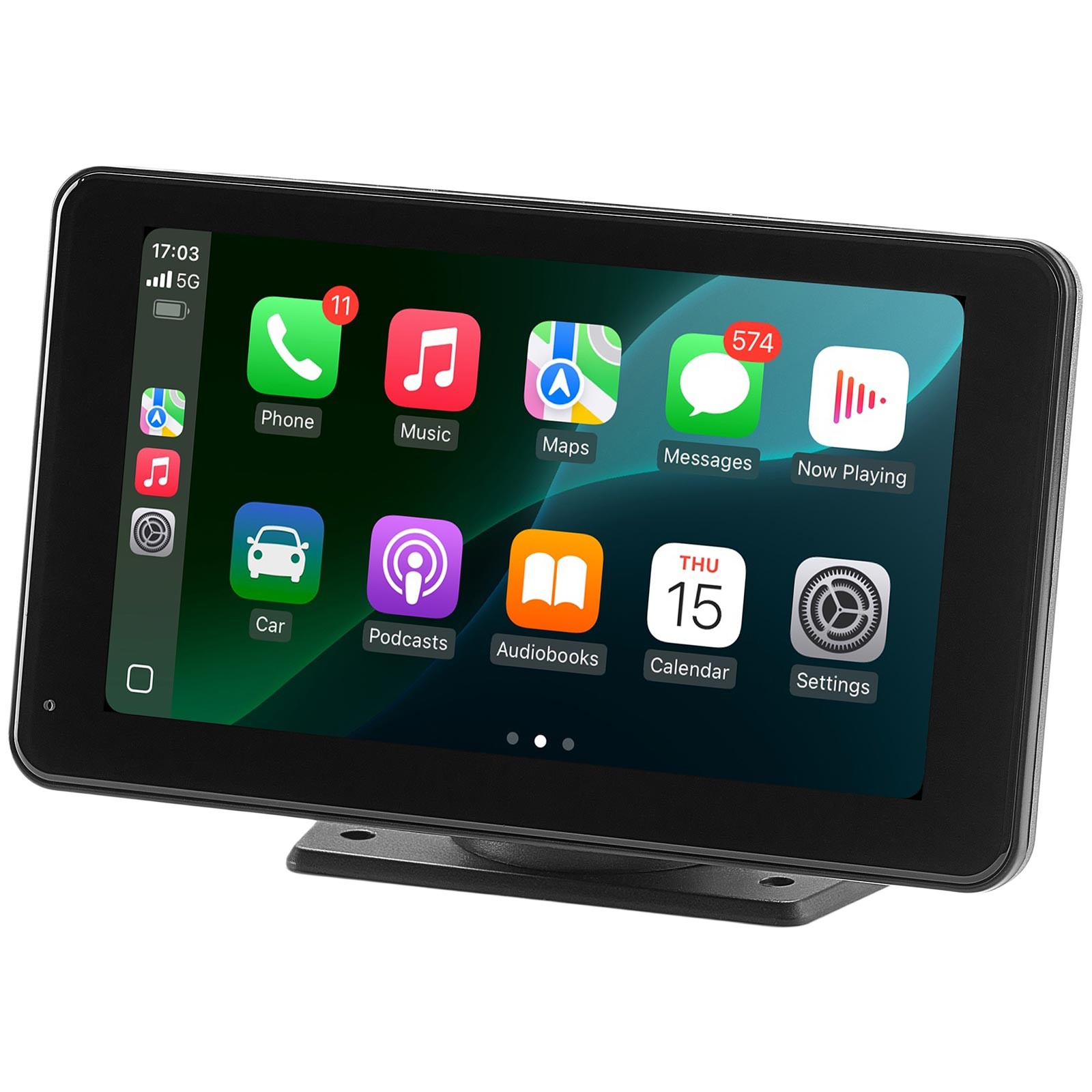 VEVOR 7″ Car Stereo Radio CarPlay Touchscreen GPS WIFI Bluetooth+Rear Camera