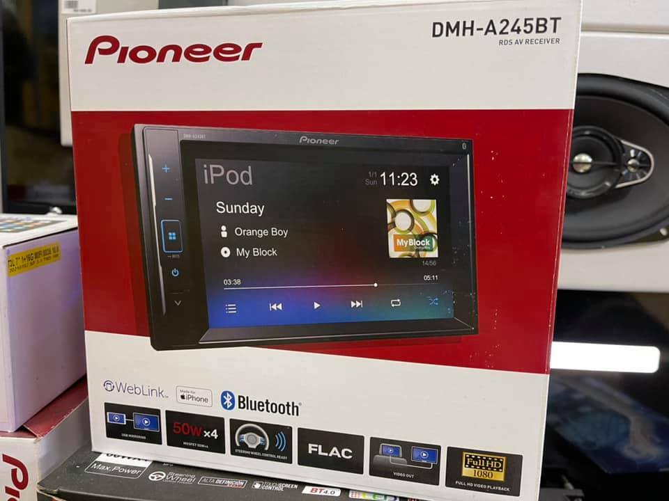 NEW DMH-A245BT Digital Media AV Receiver with Bluetooth, iPhone, USB & Aux-In